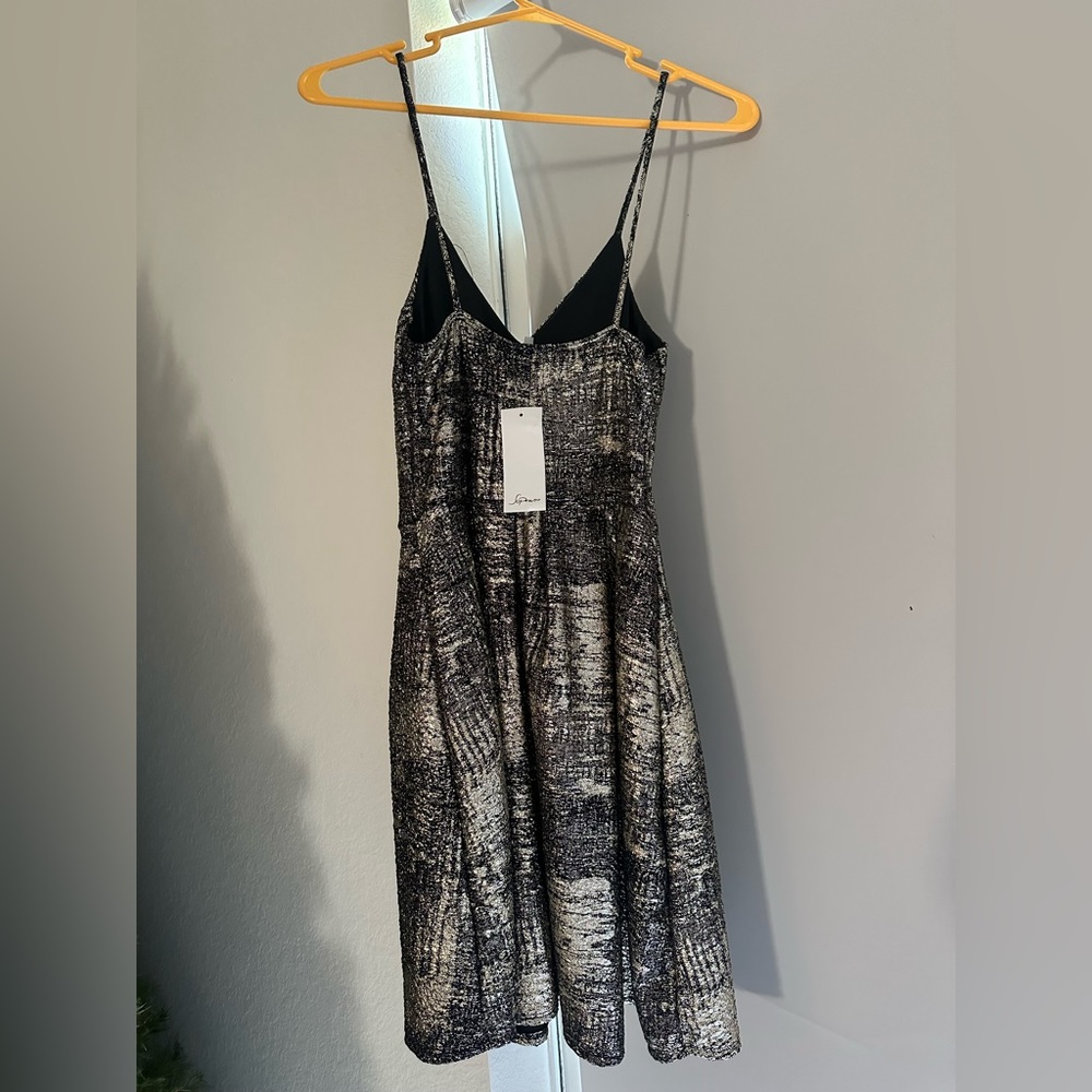 Soprano gold/black dress never worn with tags size Medium